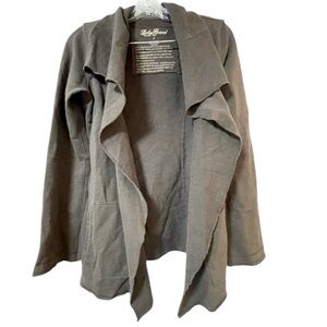 Lucky Brand Chocolate Open Front Blazer